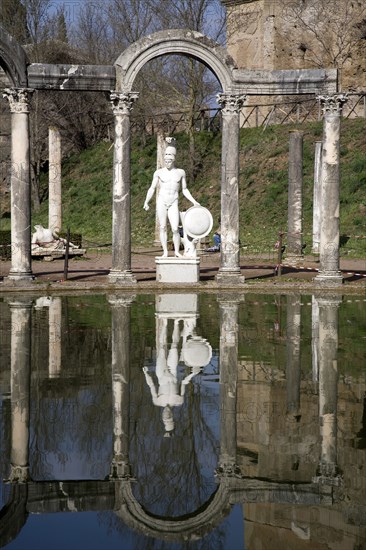 Statue of Ares/Hermes, Hadrian's Villa, Tivoli, Italy. Artist: Samuel Magal