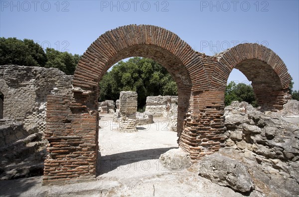 The Temple of Jupiter, Cumae, Italy. Artist: Samuel Magal