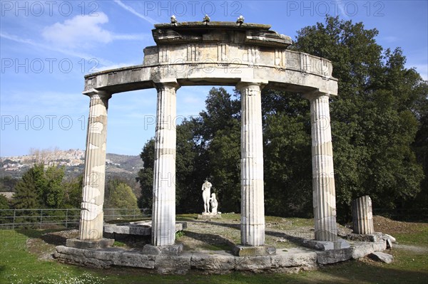 The Temple of Venus at Hadrian's Villa, Tivoli, Italy. Artist: Samuel Magal