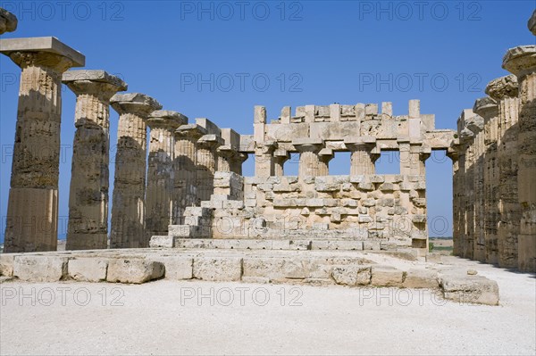 The Temple of Hera (Temple E), Selinunte (Selinus), Sicily, Italy. Artist: Samuel Magal