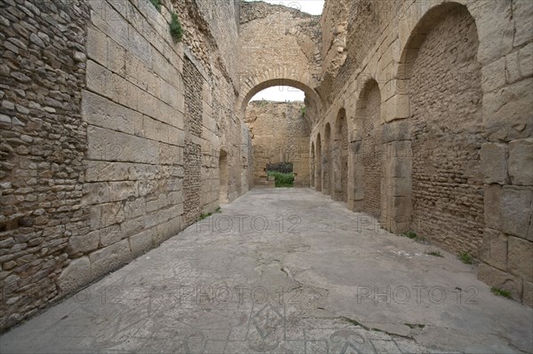 The Baths of Julia Memmia, Bulla Regia, Tunisia. Artist: Samuel Magal