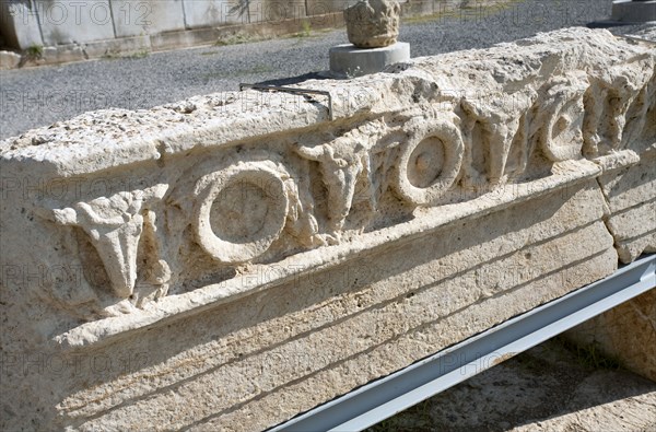 Cult rooms in the asclepeion at Messene, Greece. Artist: Samuel Magal