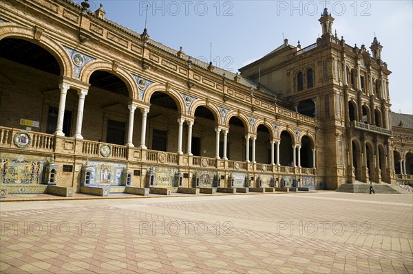 Plaza de Espana, Seville, Andalusia, Spain, 2007. Artist: Samuel Magal