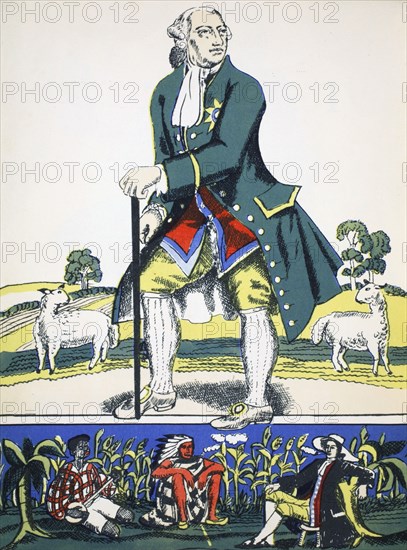 George III, King of Great Britain and Ireland from 1760, (1932). Artist: Rosalind Thornycroft