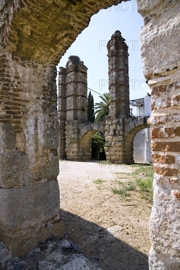 San Lazaro Aqueduct, Rabo de Buey, Merida, Spain, 2007. Artist: Samuel Magal