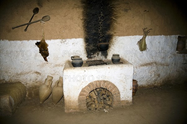 Inside a Roman house in Numantia (Numancia), Spain, 2007. Artist: Samuel Magal