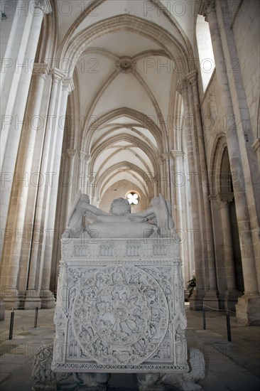 Sarcophagus of King Pedro I, Monastery of Alcobaca, Alcobaca, Portugal, 2009. Artist: Samuel Magal