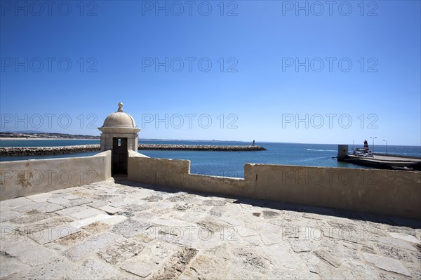 A watchtower of the Forte da Ponta da Bandeira, Lagos, Portugal, 2009. Artist: Samuel Magal