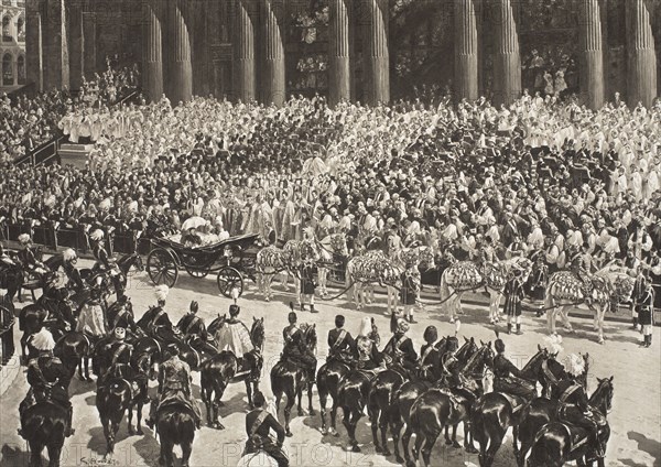 Queen Victoria's Diamond Jubilee, London, 22 June 1897 (1901).  Artist: G Amato