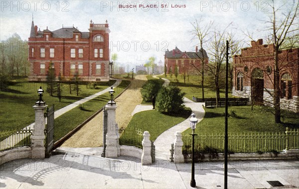 Busch Place, St Louis, Missouri, USA, 1910. Artist: Unknown