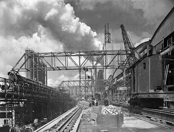 Manvers coal processing plant, Wath upon Dearne, near Rotherham, South Yorkshire, January 1957. Artist: Michael Walters