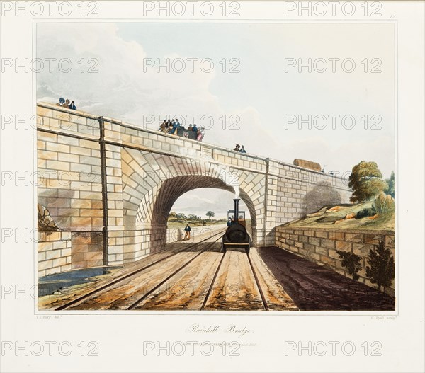 Rainhill Bridge, Chat Moss, near Liverpool, 1831. Artist: Thomas Talbot Bury.