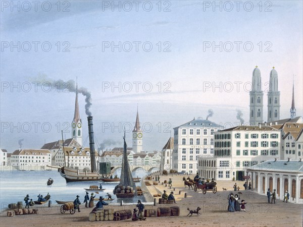 Zurich,  19th Century. Creator: Swiss School (19th Century).