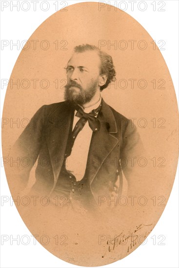 Yakov Polonsky, Russian poet, c1866. Artist: Unknown