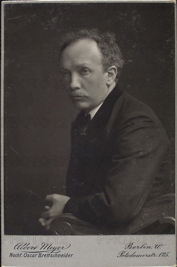 Richard Strauss, German composer, late 19th or early 20th century.  Artist: Albert Meyer