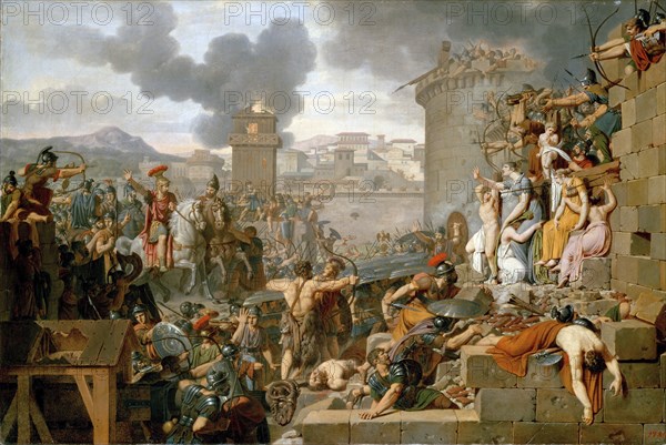 Metellus Raising the Siege', before 1805.  Creator: Caraffe, Armand Charles (1762-1822).