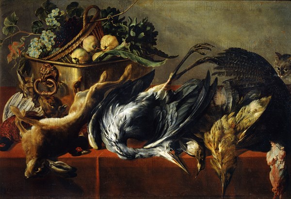 'Still Life with an Ebony Chest', 17th century. Artist: Frans Snyders