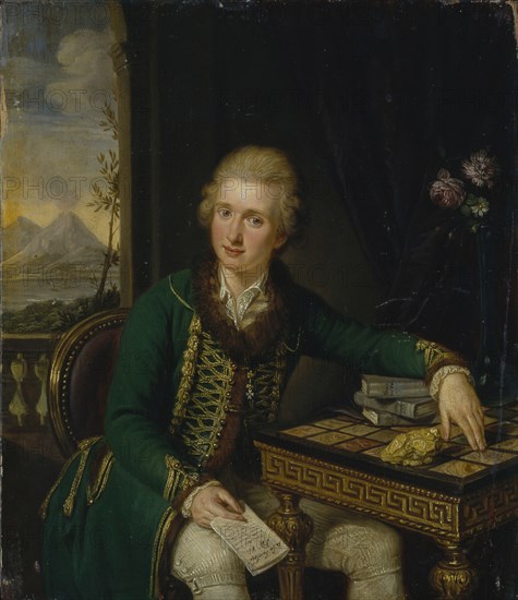 Portrait of Count Michael Johann von der Borch (1751-1810). Artist: Guttenbrunn, Ludwig (1750-1819)