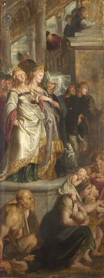 Three Female Witnesses. Sketch for High Altarpiece, St Bavo, Ghent, 1612. Artist: Rubens, Pieter Paul (1577-1640)