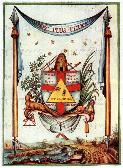 The Masonic Values, 18th century. Artist: Anonymous