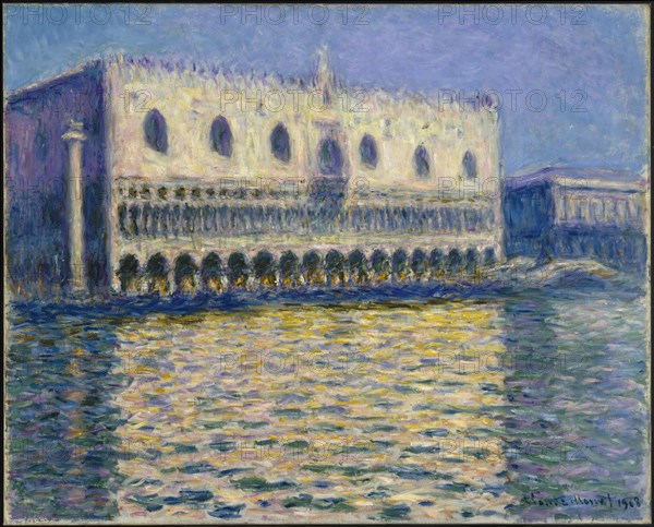 The Doges Palace (Le Palais ducal), 1908. Artist: Monet, Claude (1840-1926)