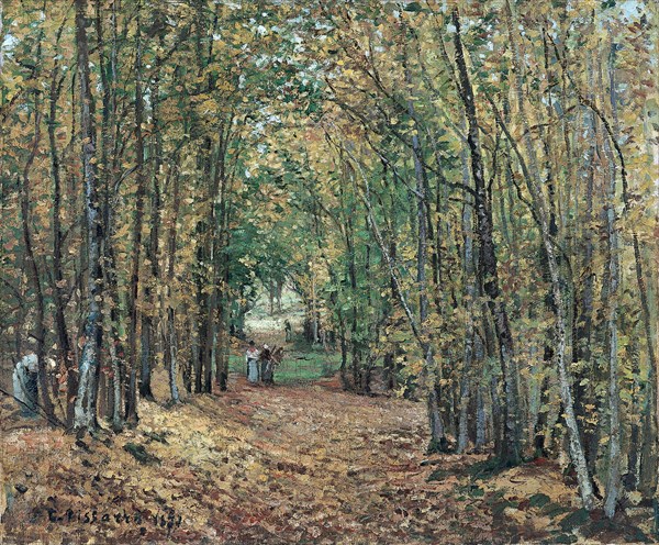 The Woods at Marly, 1871. Artist: Pissarro, Camille (1830-1903)