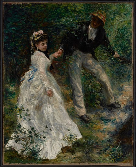 La Promenade, 1870. Artist: Renoir, Pierre Auguste (1841-1919)