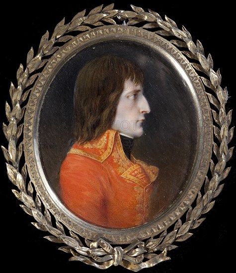 Napoleon Bonaparte as First Consul, c. 1801. Artist: Périn-Salbreux, Lié Louis (1753-1817)