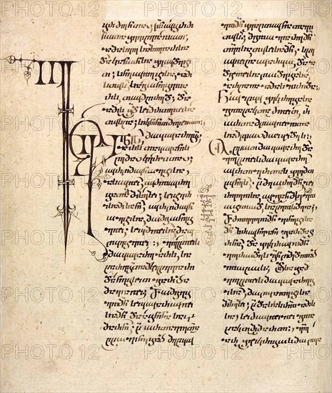 Georgian-language Manuscript, 12th-13th century. Artist: Anonymous master