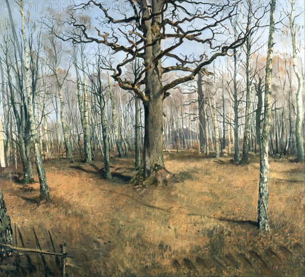 Wermsdorf Forest, 1859. Artist: Rayski, Louis Ferdinand von (1806-1890)