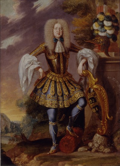 A Man in Fancy Dress, Early 18th cen.. Artist: German master