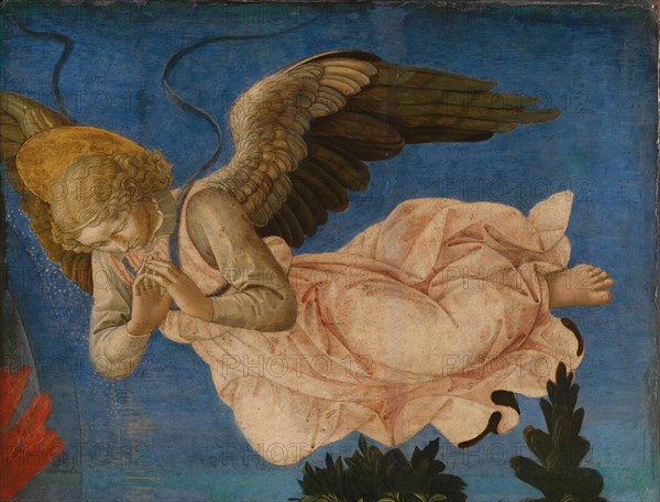 Angel (Panel of the Pistoia Santa Trinità Altarpiece), 1455-1460. Artist: Pesellino, Francesco di Stefano (1422-1457)