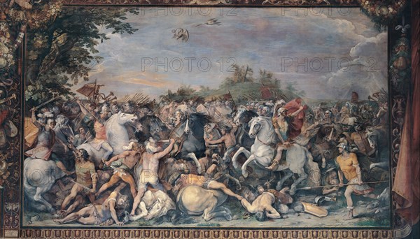 Battle against the inhabitants of Veii and Fidenae, 1598-1599. Artist: Cesari, Giuseppe (1568-1640)