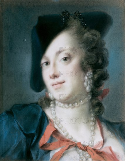 A Venetian Lady from the House of Barbarigo (Caterina Sagredo Barbarigo), ca 1735-1739. Artist: Carriera, Rosalba Giovanna (1657-1757)