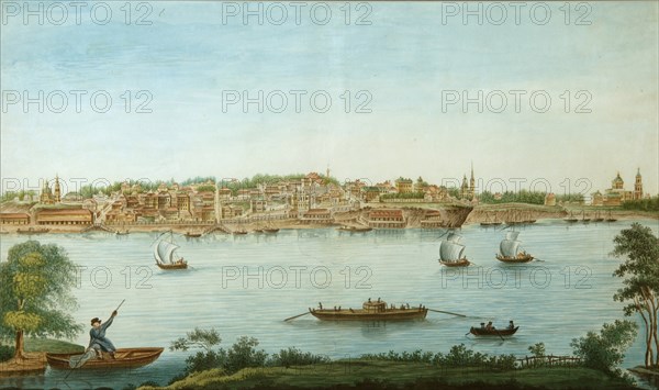 View of Perm, 1832. Artist: Razmakhnin, Pavel Emelyanovich (1796-1835)