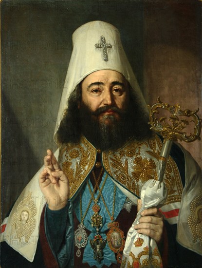 Portrait of Catholicos-Patriarch of All Georgia Anton II (1788-1811), 1811. Artist: Borovikovsky, Vladimir Lukich (1757-1825)