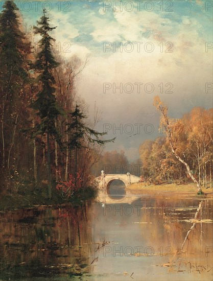 Park in Autumn, 1893. Artist: Klever, Juli Julievich (Julius), von (1850-1924)