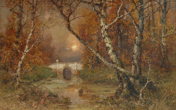 Neglected Park, 1883. Artist: Klever, Juli Julievich (Julius), von (1850-1924)