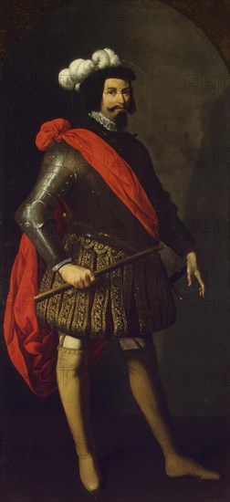 Saint Ferdinand III of Castile, ca 1630-1634. Artist: Zurbarán, Francisco, de (1598-1664)