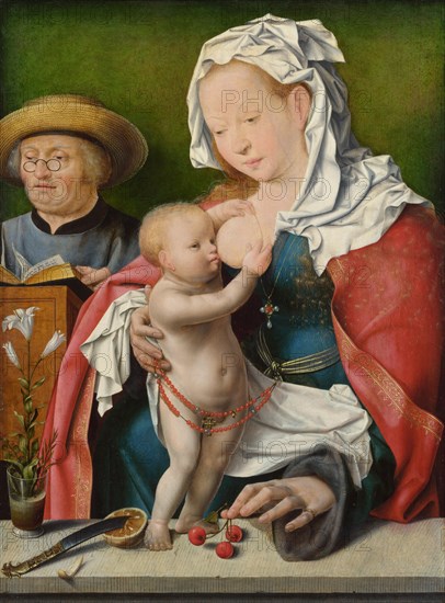 The Holy Family, c. 1520. Artist: Cleve, Joos, van (ca. 1485-1540)