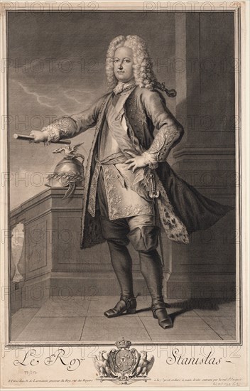 Stanislaw I Leszczynski (1677-1766), King of Poland, 1705. Artist: Van Loo, Jean Baptiste (1684-1745)