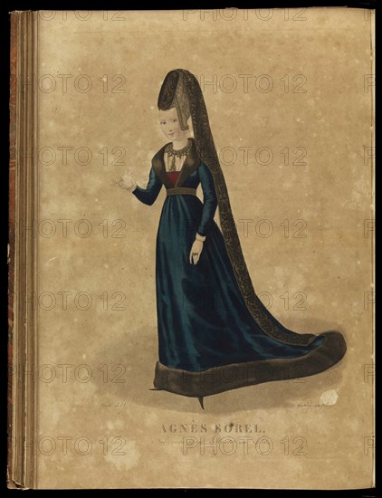 Agnès Sorel, Late 18th cent.. Artist: Gatine, Georges Jacques (1773-1831)