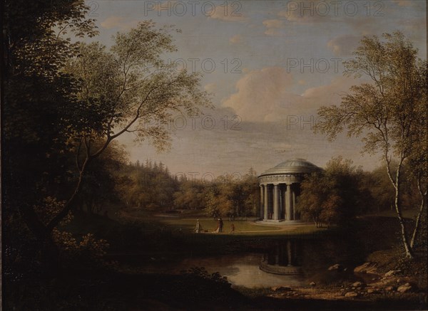 View of the Friendship Temple in Pavlovsk, c. 1800. Artist: Kügelgen, Carl Ferdinand, von (1772-1832)