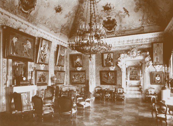 Pink dining room (known as the Matisse Room) in Shchukin's house Artist: Anonymous