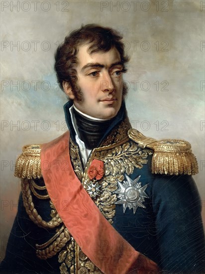 Auguste Frédéric Louis Viesse de Marmont, 1st Duke of Ragusa (1774-1852). Artist: Guérin, Paulin (1783-1855)