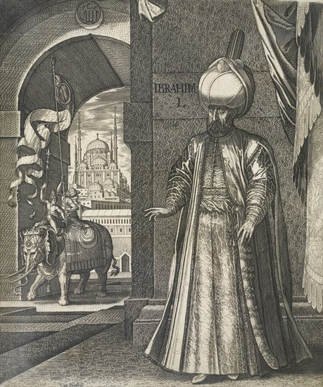 Sultan Suleiman I the Magnificent. Artist: Lorch, Melchior (1527?1588)