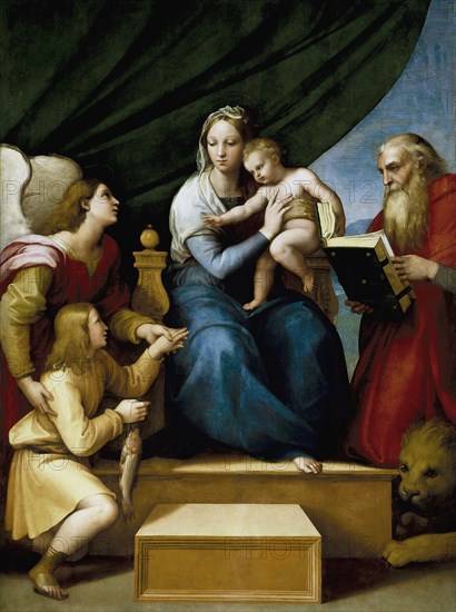 Madonna with the Fish. Artist: Raphael (1483-1520)