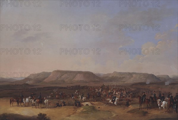 Taking of the Shumen Fortress. Artist: Willewalde, Gottfried (Bogdan Pavlovich) (1818-1903)