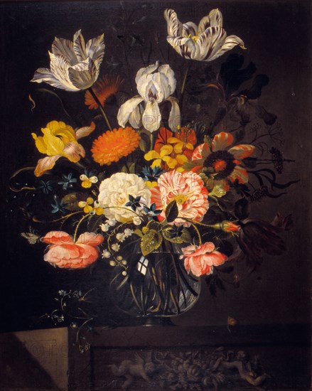 Still-Life with Flowers. Artist: Marrel, Jacob (1614-1681)