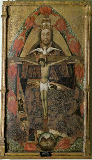 The Holy Trinity. Artist: Rexach, Juan (1415-1484)